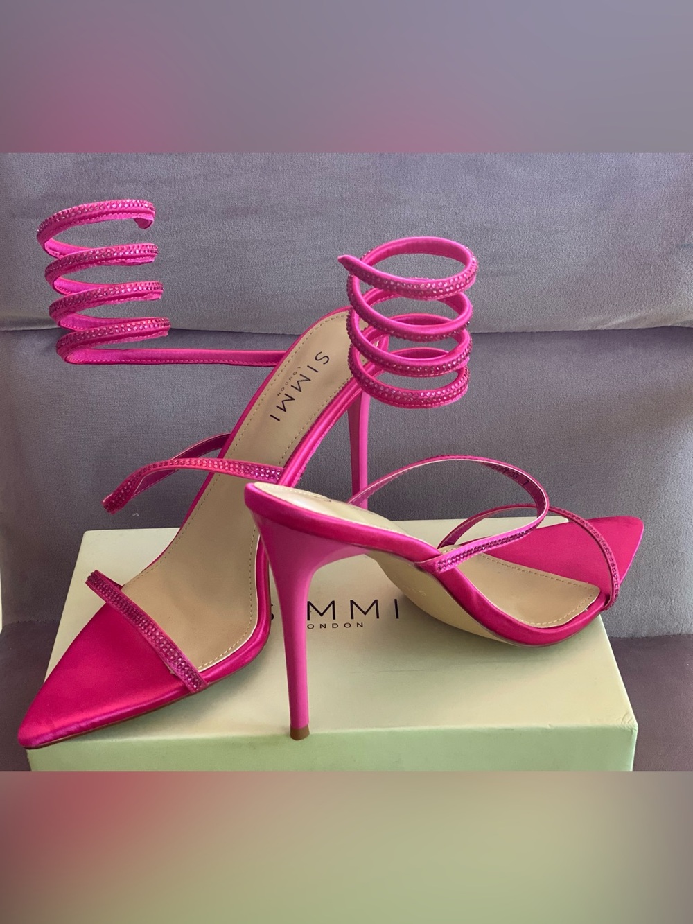 Simmi London satin heels